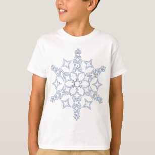 T-shirt Flocon de neige en cristal