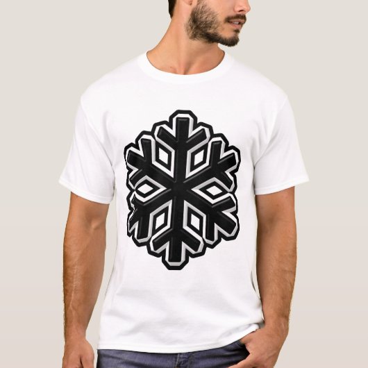 T-shirt Flocon de neige en fer (Devant)