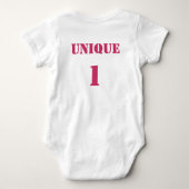 T-shirt Flocon de neige unique (Dos)