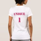 T-shirt Flocon de neige unique (Dos)