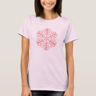 T-shirt Flocon Rose 3
