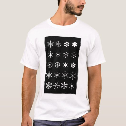 T-Shirt Flocons de Neige (Devant)