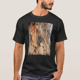 T-shirt Flocons Exfoliants D'écorce D'arbre À Eucalyptus P