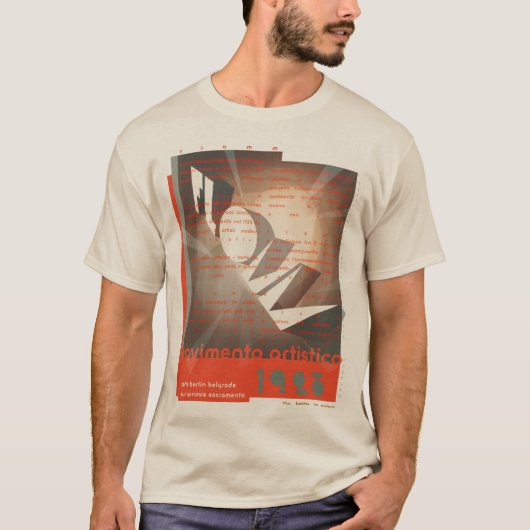 T-shirt FLomm movimento artistico (Devant)