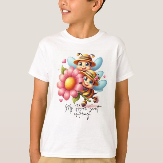 T-shirt Flor Dulce como la Miel (Devant)