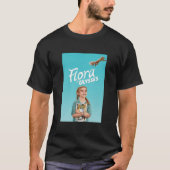 T-shirt flora ulysses blue Classic  (Devant)