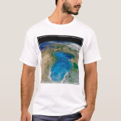 T-shirt Floraison De Phytoplancton Bleu En Mer Noire (Devant)
