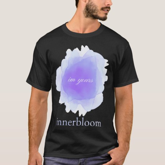 T-shirt floraison intérieure (Devant)