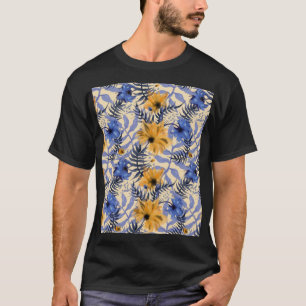 T-shirt Floral Abstrait : Aquarelle Motif moderne