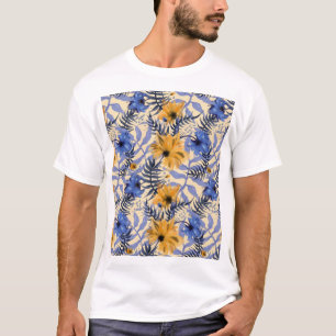 T-shirt Floral Abstrait : Aquarelle Motif moderne
