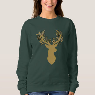 T-Shirt Floral Antlers