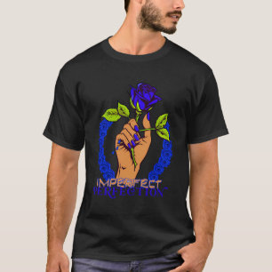 T-shirt Floral Art Rose Melanated Queen imparfait Parfait