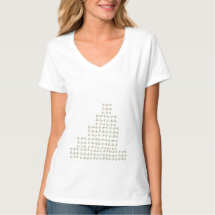 T-Shirt "Floral Bliss" Bloem en bladeren Design T-