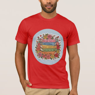 T-Shirt Floral Bookworm | Lecture Mignonne & Raisi