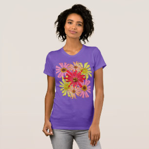 T-shirt floral Cactus Zinnia