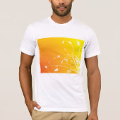 T-shirt Floral doré (Devant)