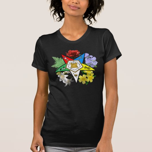 T-shirt Floral Etoile de l'Est (Devant)