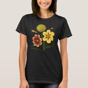 T-shirt Floral, Fleurs Botaniques,