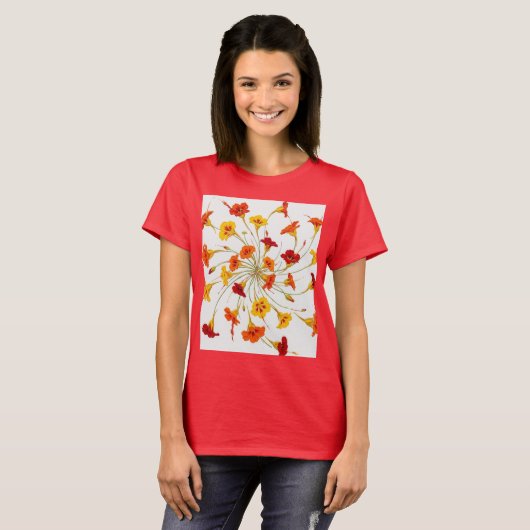 T-shirt Floral harmony (Devant entier)