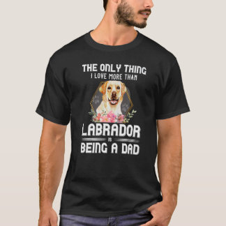T-shirt Floral Labrador Chiot Propriétaire Chien Parent Da