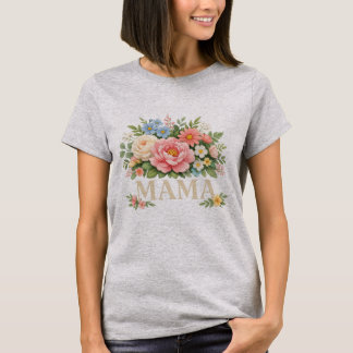 T-shirt Floral Mama