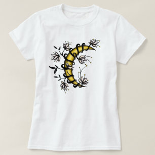 T-shirt Floral Moon Witchy Pagan