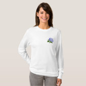 T-shirt Floral pourpre (Devant entier)