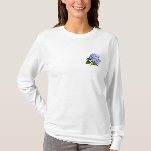 T-shirt Floral pourpre (Devant)
