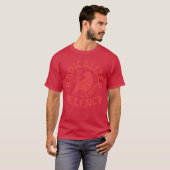 T-shirt Floral Radicalized by Basic Decency Feminist Activ (Devant entier)