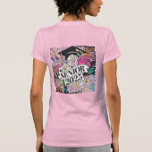 T-shirt Floral Senior 2025 (Dos)