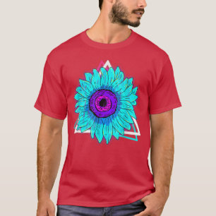 T-shirt Floral Synthwave Garden Flower 90s Art Vaporwave S
