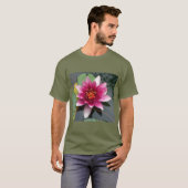 T-shirt Floral Wallpaper Aesthetic Tee (Devant entier)
