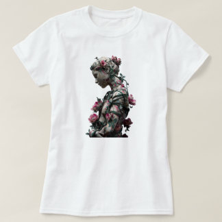 T-Shirt Florale Goddess de Pierre