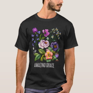 T-shirt Florales de grâce Extraordinaires pour Fleurs Fleu