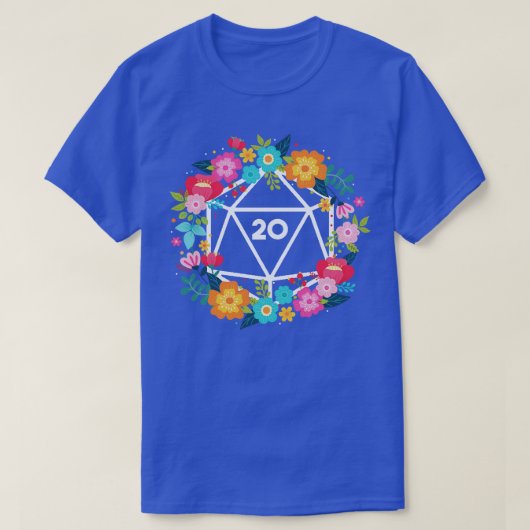 T-shirt Flordal D20 dés (Design devant)