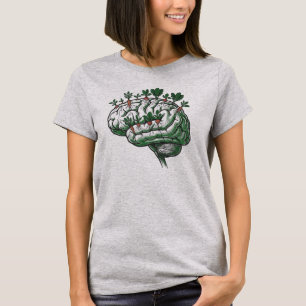 T-shirt Flore anatomique cérébrale vintage - Croissance me