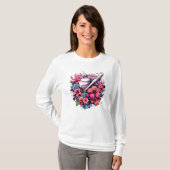 T-shirt Flore : Baseball Floral (Devant entier)