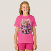 T-shirt Flore de tigre de bébé (Devant entier)