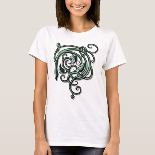 T-shirt Flore décorative antique (Devant)