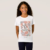 T-Shirt Flore inspirée par la nature : Motif de fleurs de  (Devant entier)