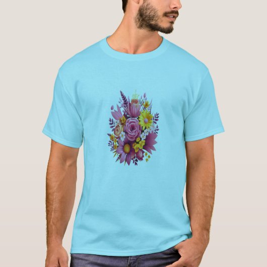 T-shirt Flore radiante Tee florale (Devant)