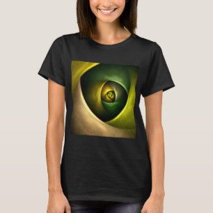T-shirt Flore verte Florale moderne Art Abstrait Motif #23