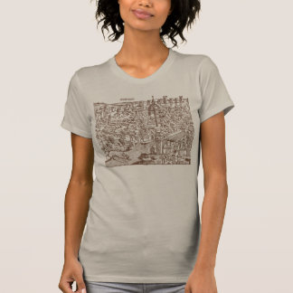 T-shirt Florence, gravure sur bois médiévale