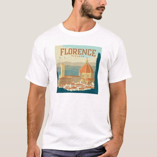 T-shirt Florence, Italie (Devant)