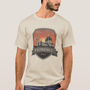 T-shirt Florence Italie Skyline Travel