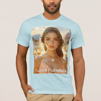 T-SHIRT FLORENCE - ITALY - I LOVE FLORENCE