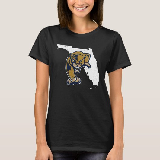T-shirt Florida International FIU Panthers State Shape (Devant)