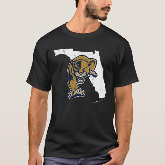 T-shirt Florida International FIU Panthers State Shape (Devant)