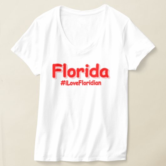 T-shirt "Florida" Joli Design. Acheter maintenant (Poser)