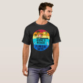T-shirt Florida Keys Annes Beach Transats Palm Trees S (Devant entier)